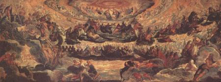 Jacopo Robusti Tintoretto Sketch for Paradise in the Sala del Maggior Consiglio at the Ducal Palace at Venice (mk05) oil painting image